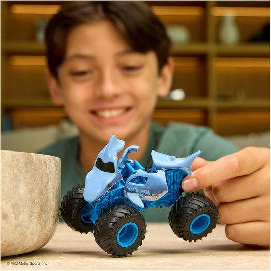 Monster Jam Smash & Bash, Caminhão Monstro Reparável em Miniatura 1:64, Brinquedo Infantil para Meninos e Meninas a partir de 3 Anos, MODELOS VARIADOS (ENVIADOS ALEATORIAMENTE)