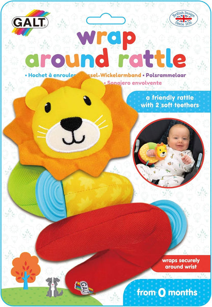 Galt Toys, chocalho envolvente, brinquedo de chocalho de pulso para bebês, a partir de 0 meses