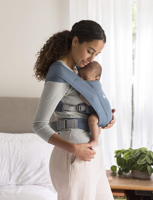 Ergobaby Embrace Canguru Porta-bebês para Recém-nascidos Extra Macio e Ergonômico - Oxford Blue