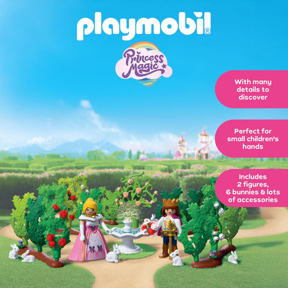 Playmobil | Princesa | Labirinto Real | Príncipe e Princesa com Labirinto Variável | Estimula a Criatividade | Brinquedo de Princesa para Maiores de 4 Anos | 72053