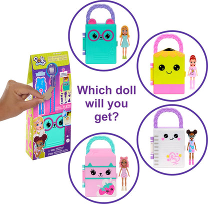 Polly Pocket Conjunto de guarda-roupa Fashion Reveal para meninas de 4 anos ou mais