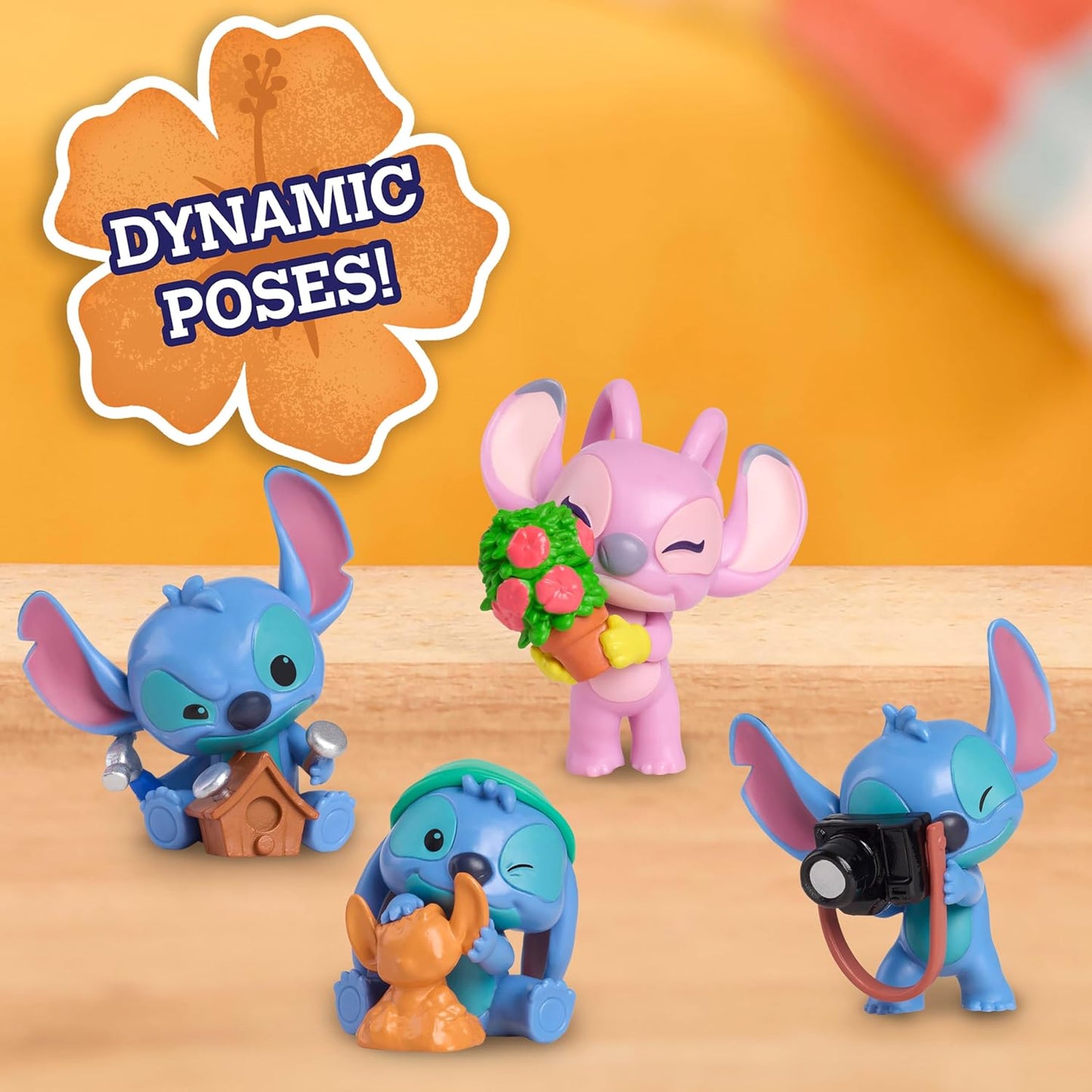 Just Play Disney Bonecos Colecionáveis Stitch That’s So Stitch - Série 2, Figura Misteriosa de 5 cm, Cápsula Surpresa, Brinquedo Infantil para Crianças a partir de 3 Anos