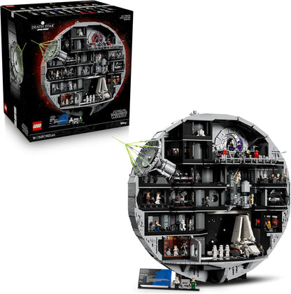 LEGO Star Wars 75419 Conjunto de Construção da Estrela da Morte para Adultos - Kit de Modelo Interativo UCS com 36 Minifiguras, incluindo Luke Skywalker, Han Solo e Darth Vader - Presente Colecionável para Fãs de Uma Nova Esperança