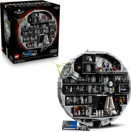LEGO Star Wars 75419 Conjunto de Construção da Estrela da Morte para Adultos - Kit de Modelo Interativo UCS com 36 Minifiguras, incluindo Luke Skywalker, Han Solo e Darth Vader - Presente Colecionável para Fãs de Uma Nova Esperança