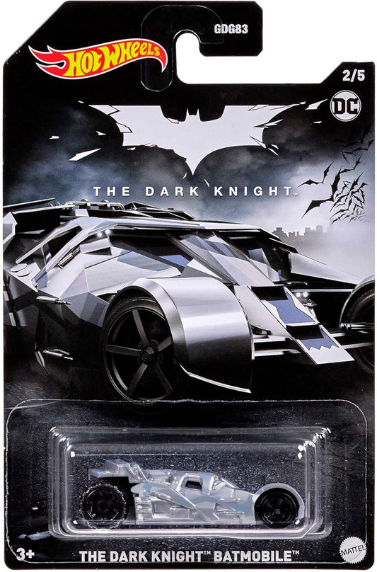 Hot Wheels Batmóvel, 1 carrinho de brinquedo em escala 1:64, veículo colecionável do Batmóvel da DC, brinquedo para fãs do Batman e crianças, HMV72 (modelos sortidos)