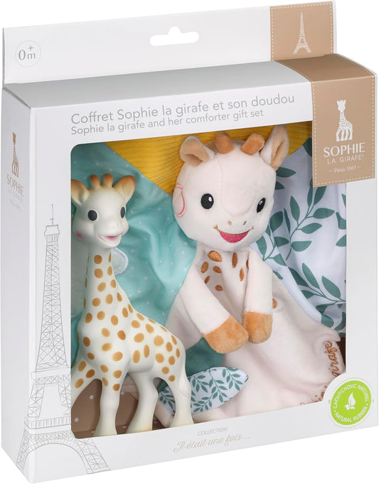 Sophie la Girafe® - Conjunto de presente Sophie mordedor e edredom