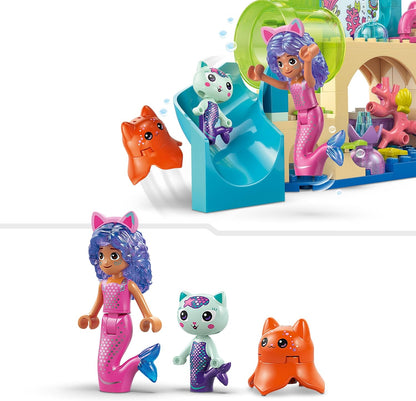 LEGO Casa de Bonecas da Gabby Sereia Aventura no Aquário da Gabby - Inclui uma mini boneca da Gabby e uma figura de MerCat, além de acessórios divertidos - Presente para meninas a partir de 4 anos e fãs do filme - 11204