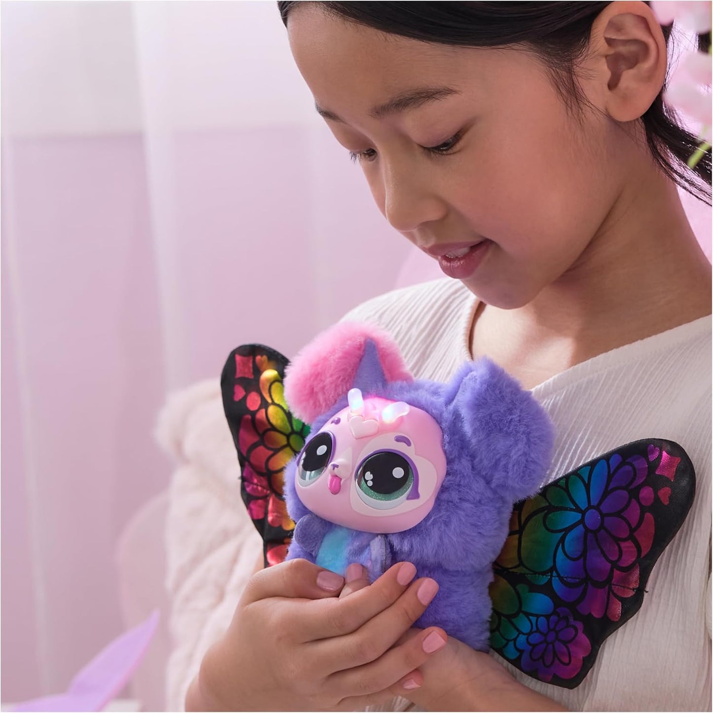 HATCHIMALS Bloomables, brinquedo interativo surpresa e flor com revelação e transformação repetíveis, mais de 100 sons e reações (os estilos variam), brinquedos infantis para meninas e meninos.