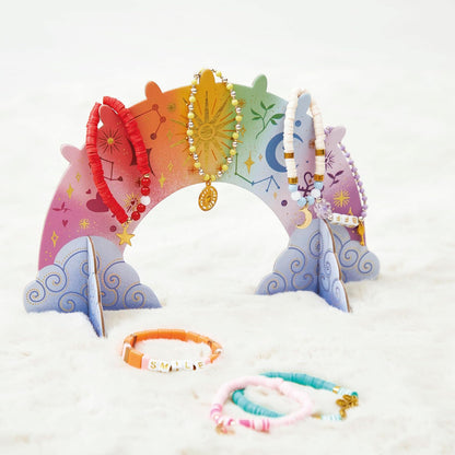 Janod - 7 Pulseiras para Criar - 1 Pulseira por Dia - Kit Lazer Criativo - Estimula a Criatividade - Atividade Manual para Crianças - A partir de 7 Anos - J09185