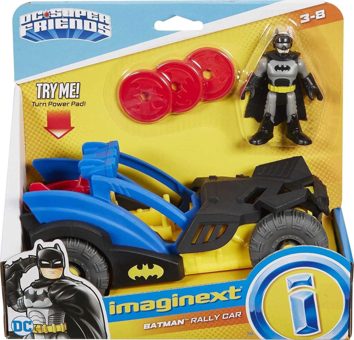 Imaginext DC Super Friends Batman Rally Car