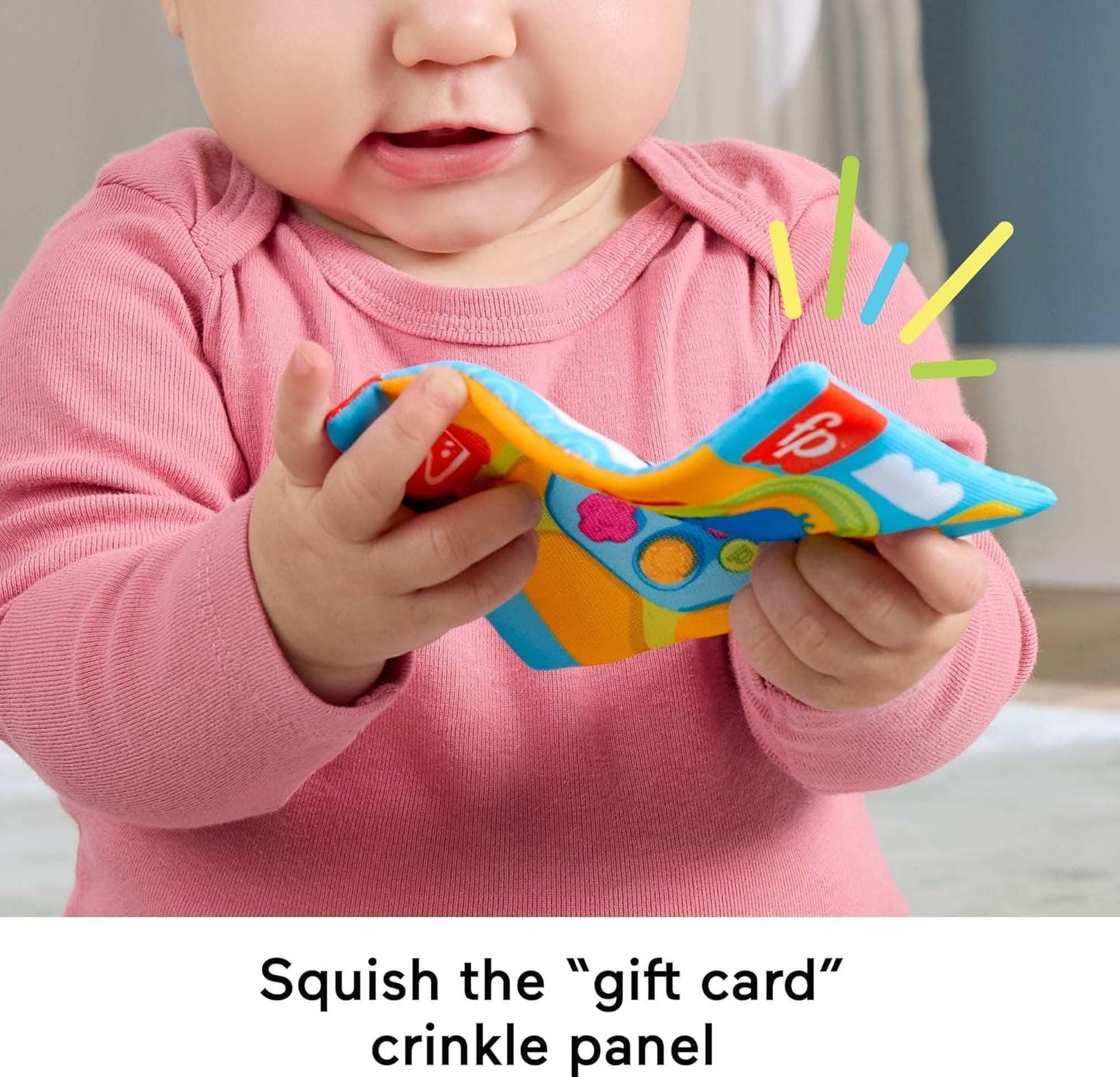 Fisher-Price Brinquedos para Recém-Nascidos Level-Up Little Gamer - Conjunto de Presente, Chocalho, Mordedor e Atividades com Textura para Bebês a partir de 3 Meses, HYR57