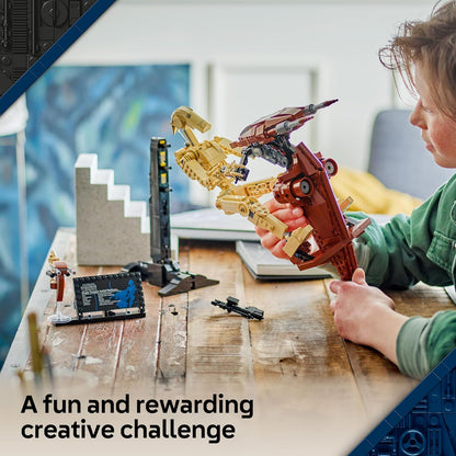 LEGO Star Wars 75428 Droide de Batalha com Speeder STAP - Brinquedo de Construção e Exibição - Presente Colecionável para Meninos a partir de 12 Anos, Adolescentes e Fãs de A Ameaça Fantasma