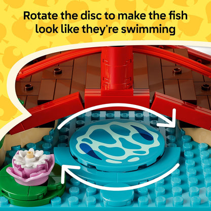 LEGO Animal Crossing – O Dia de Diversão de Timmy e Tommy – Bonecos de Guaxinim com Acessórios – Decoração de Quarto Infantil – Presente de Games para Meninas e Meninos a partir de 10 Anos – 77059