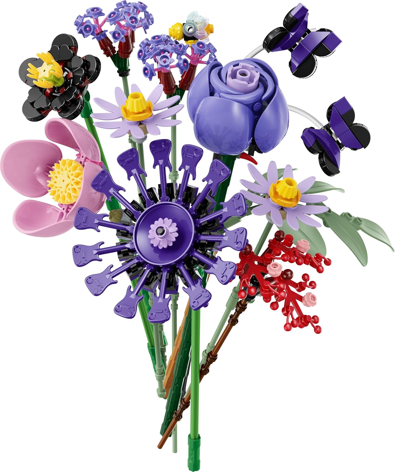 LEGO Botanicals – Buquê de Flores (Edição Olivia Rodrigo) – 11 flores artificiais, incluindo rosas e margaridas – Decoração para quarto infantil – Ideia de presente para meninas a partir de 9 anos e fãs – 11507