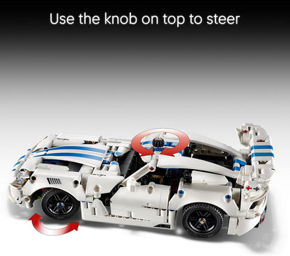 LEGO Brinquedo de Carro Esportivo Technic Dodge Viper GTS-R – Kit de Modelo com Motor V10, Direção e Diferencial – Presente para Meninos a Partir de 10 Anos e Fãs de Automobilismo – 42234