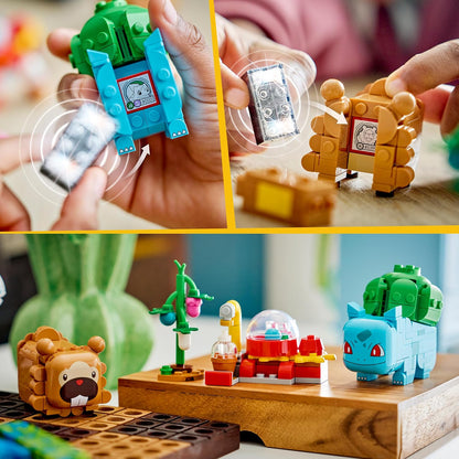 LEGO Pokémon SMART Play: Festa das Frutas com Bulbasaur e Bidoof – Conjunto de Brinquedo Interativo Compatível, Inclui 2 Etiquetas SMART e 2 Pokémon – Ideia de Presente para Meninos e Meninas a partir de 7 Anos – 72155