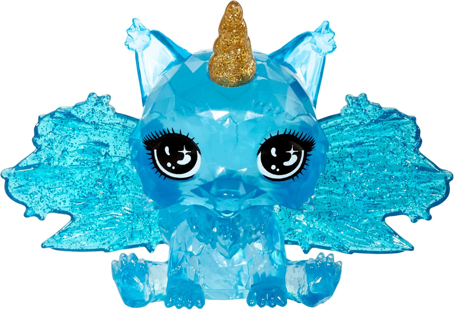 Rainbow High Littles Fadas Fantasia Arco-Íris e Animal de Estimação - Safira, Azul - Boneca pequena articulada de 14 cm e cachorro de estimação fantástico com asas de fada intercambiáveis, presente fofo para crianças a partir de 4 anos