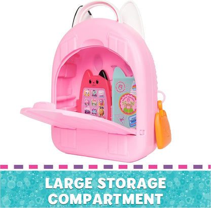 Gabby’s Dollhouse, Conjunto de Viagem Gabby Girl On-The-Go, Brinquedos de Viagem para Brincar de Faz-Tudo, Passaporte de Brinquedo, Telefone de Brinquedo e Bússola de Brinquedo, Brinquedos Infantis para Meninas e Meninos a partir de 3 Anos