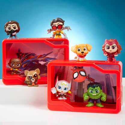Just Play Marvel Doorables Action Peek Série 1, Figuras Colecionáveis da Marvel, para Meninos e Meninas a partir de 5 Anos
