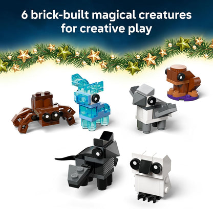 LEGO Harry Potter 2025 Calendário do Advento  para meninos e meninas a partir de 7 anos - Brinquedo de contagem regressiva para o Natal com 24 surpresas, incluindo 8 minifiguras com suéteres natalinos e mini construções - Ideia de presente - 76456