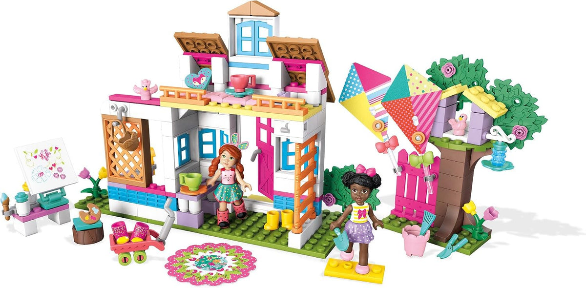 Mega Construx Welliewishers Playful Playhouse - Conjunto de Brinquedo Montável