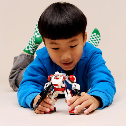 LEGO Star Wars 75448 Clone Shock Trooper Mech - Figura de ação articulada com rifle blaster e minifigura - Presente colecionável para meninos e fãs a partir de 6 anos