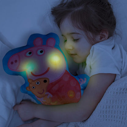 UAU! COISAS - Peppa Pig Soother da Lullaby Labs | Brinquedo interativo para aprendizagem pré-escolar | Luz noturna e sons musicais | Brinquedos de pelúcia para meninas e meninos de 2, 3, 4 e 5 anos