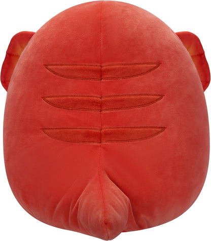 Squishmallows SQCR05415 Colar 12-Inch-Maxie The Red Frilled Lizard, Multicolor