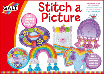 Galt Toys, Amigos de Feltro, Kit de Costura, Kits de Artesanato Infantil, A partir de 6 Anos, Galt Toys, Feltragem Divertida, Artesanato em Feltro para Crianças, A partir de 5 Anos, Galt Toys, Costure uma Imagem, Kits de Artesanato Infantil