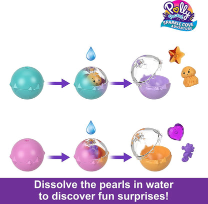 Polly Pocket Sparkle Cove Adventure Island Baú do Tesouro