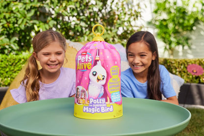 Pets Alive Polly, o Pássaro Mágico da ZURU, Robô de Brinquedo para Animais de Estimação