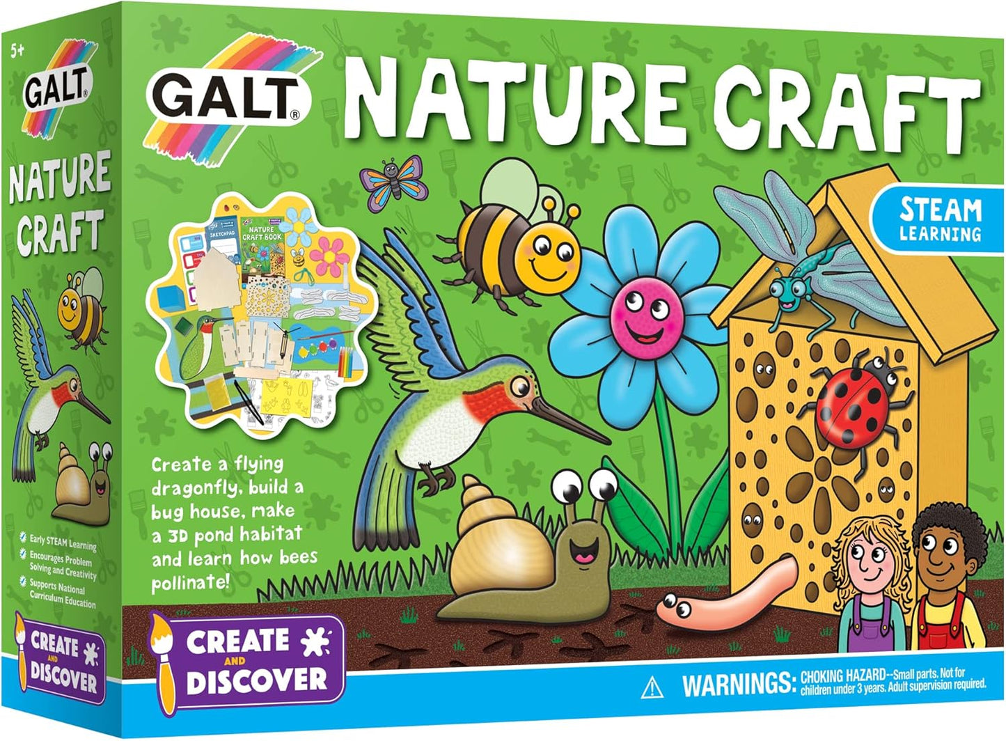 Galt, Nature Craft, Kit de artesanato para crianças a partir de 5 anos