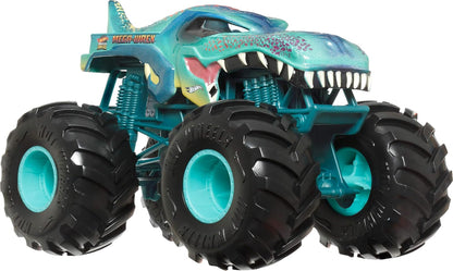 Hot Wheels Monster Trucks, Monster Truck Gigante, Caminhão de Brinquedo Die-Cast em Escala 1:24 com Rodas Enormes e Design Incrível, JDR03