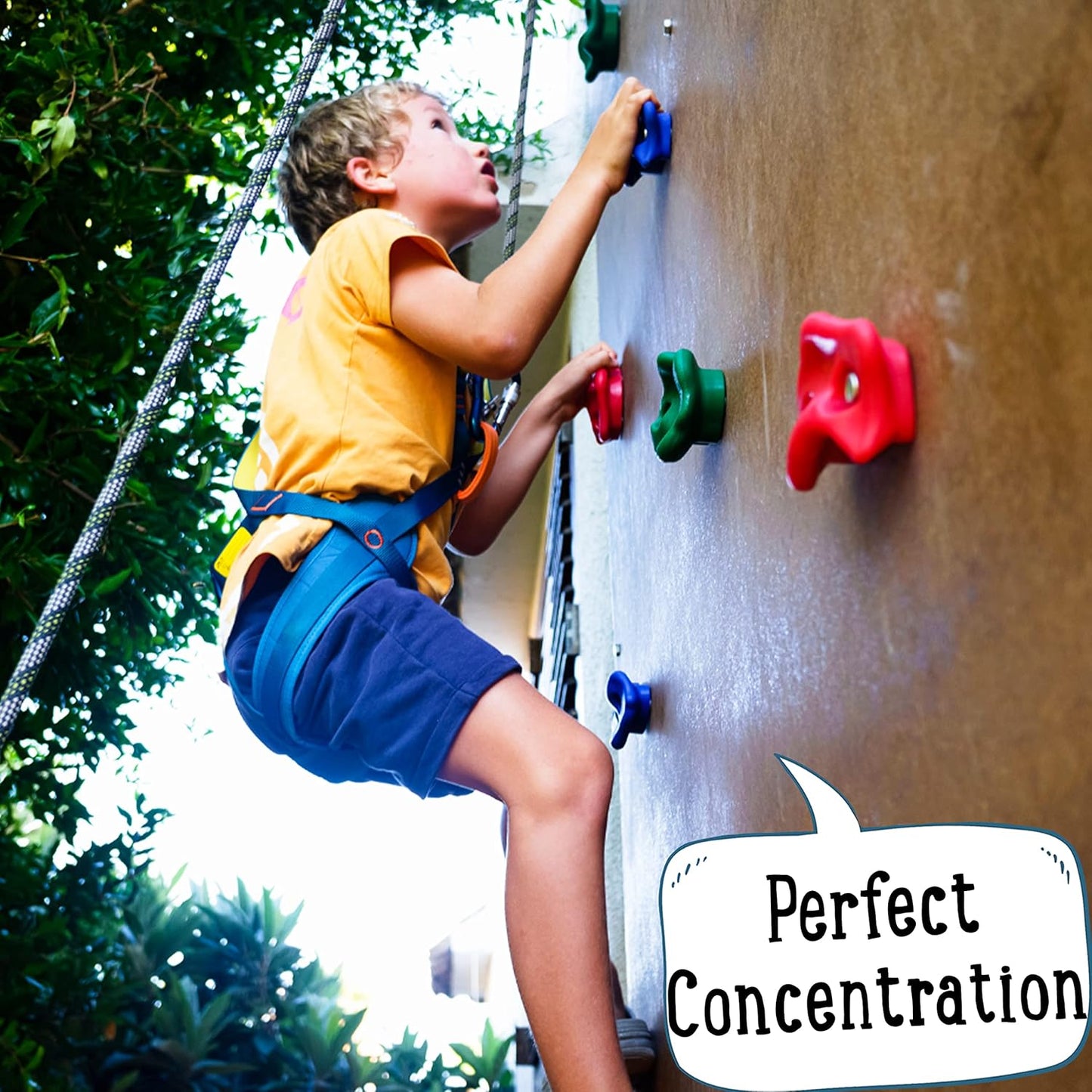 Jaques of London Alças de escalada | Suportes de parede para escalada infantil | Acessórios para estrutura de escalada | Brinquedos de jardim para crianças | Alças para parede de escalada | Desde 1795