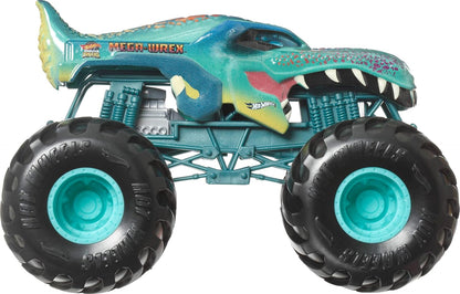 Hot Wheels Monster Trucks, Monster Truck Gigante, Caminhão de Brinquedo Die-Cast em Escala 1:24 com Rodas Enormes e Design Incrível, JDR03
