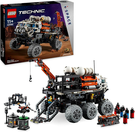 LEGO Conjunto de construção Technic Mars Crew Exploration Rover, brinquedo do espaço sideral para crianças, meninos e meninas de mais de 11 anos, presente de explorador inspirado na NASA, jogo imaginativo 42180