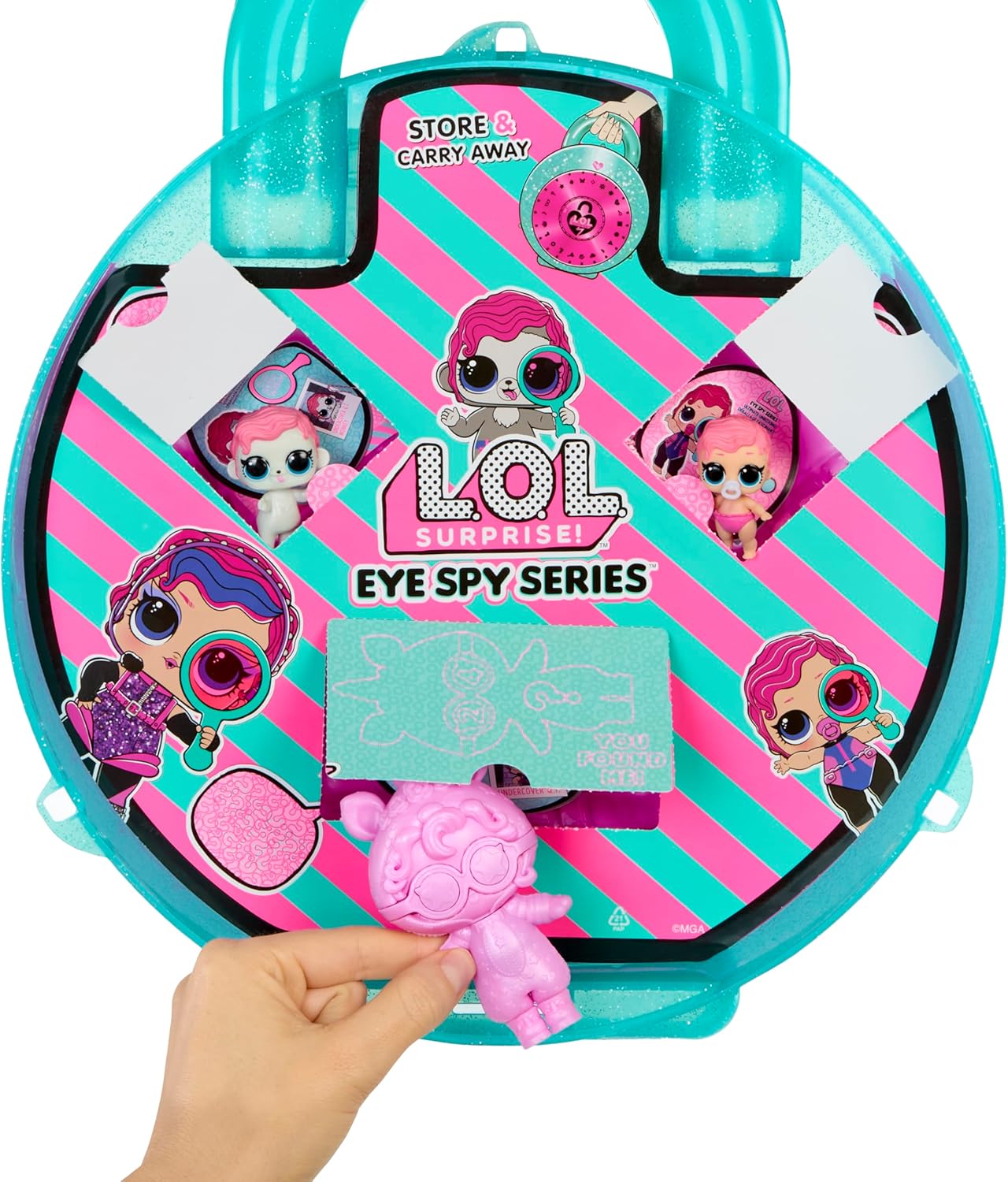 L.O.L. Surprise! Série Eye Spy: Unboxing Definitivo - Inclui 3 bonecas exclusivas, embalagem gigante em formato de cadeado e mais de 40 surpresas para revelar!