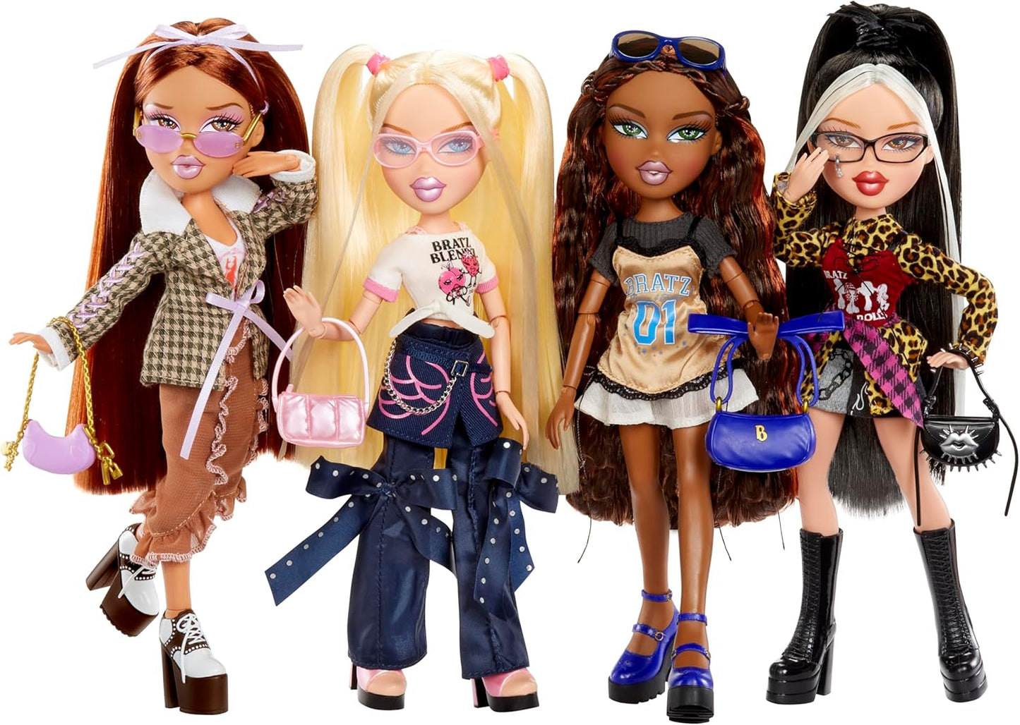 Bratz Stylin' Sasha - Boneca Fashion com Camiseta Personalizável para Você, Acompanha Acessórios, Brinquedo Fofo para Meninas