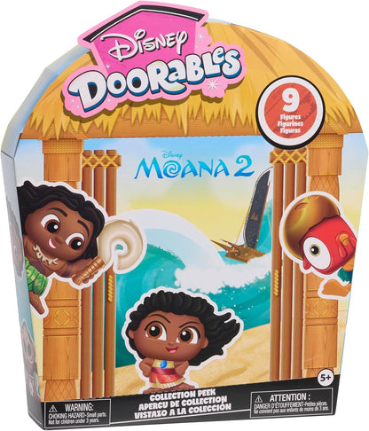 Just Play Disney Coleção Doorables Moana 2, Miniaturas Colecionáveis de 3,8 cm (1,5 polegadas), Brinquedo Infantil para Crianças a partir de 5 Anos