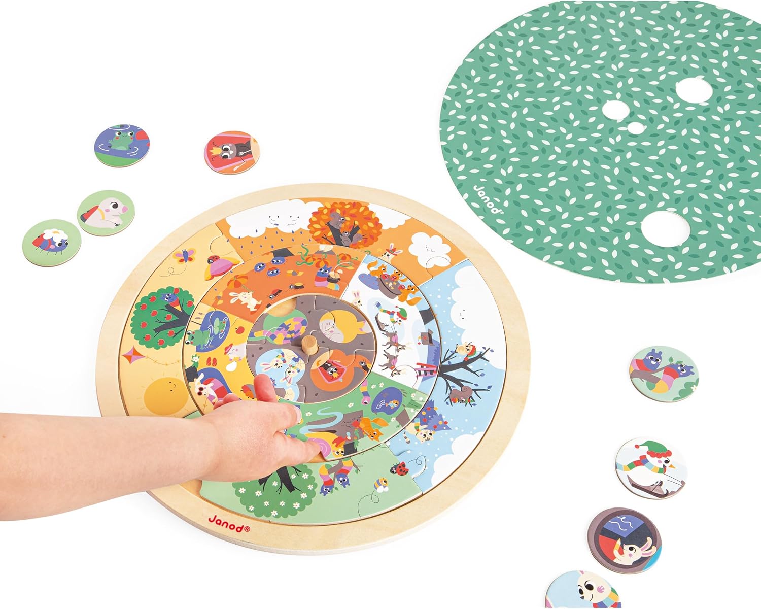 Janod - Linha Pédagogie - Quebra-cabeça de observação infantil - Jogo