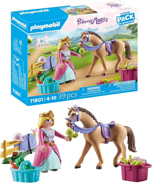 Playmobil | Princesa Mágica | Princesa com Cavalo | Brinquedos de Princesa | Brinquedos para Crianças a partir de 4 anos