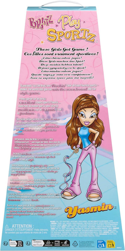 Bratz Boneca Play Sportz Yasmin Ginástica Fashion com Acessórios