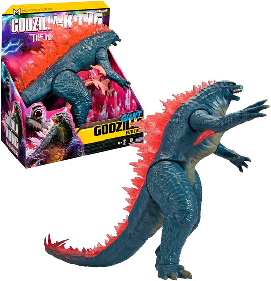 Godzilla x Kong: The New Empire, brinquedo gigante de boneco de ação Godzilla de 11 polegadas, personagem icônico do filme colecionável, embalagem de edição limitada inspirada na paisagem da terra oca, adequado para maiores de 4 anos