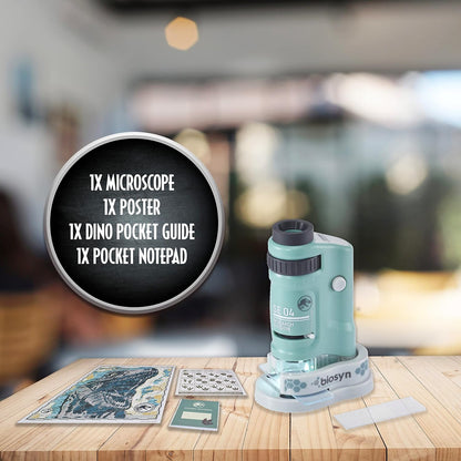 UAU! COISAS - Conjunto Jurassic World Dominion Explorer | Microscópio, mapa e diário infantil | Brinquedos oficiais de dinossauros do Jurassic World para crianças a partir de 5 anos