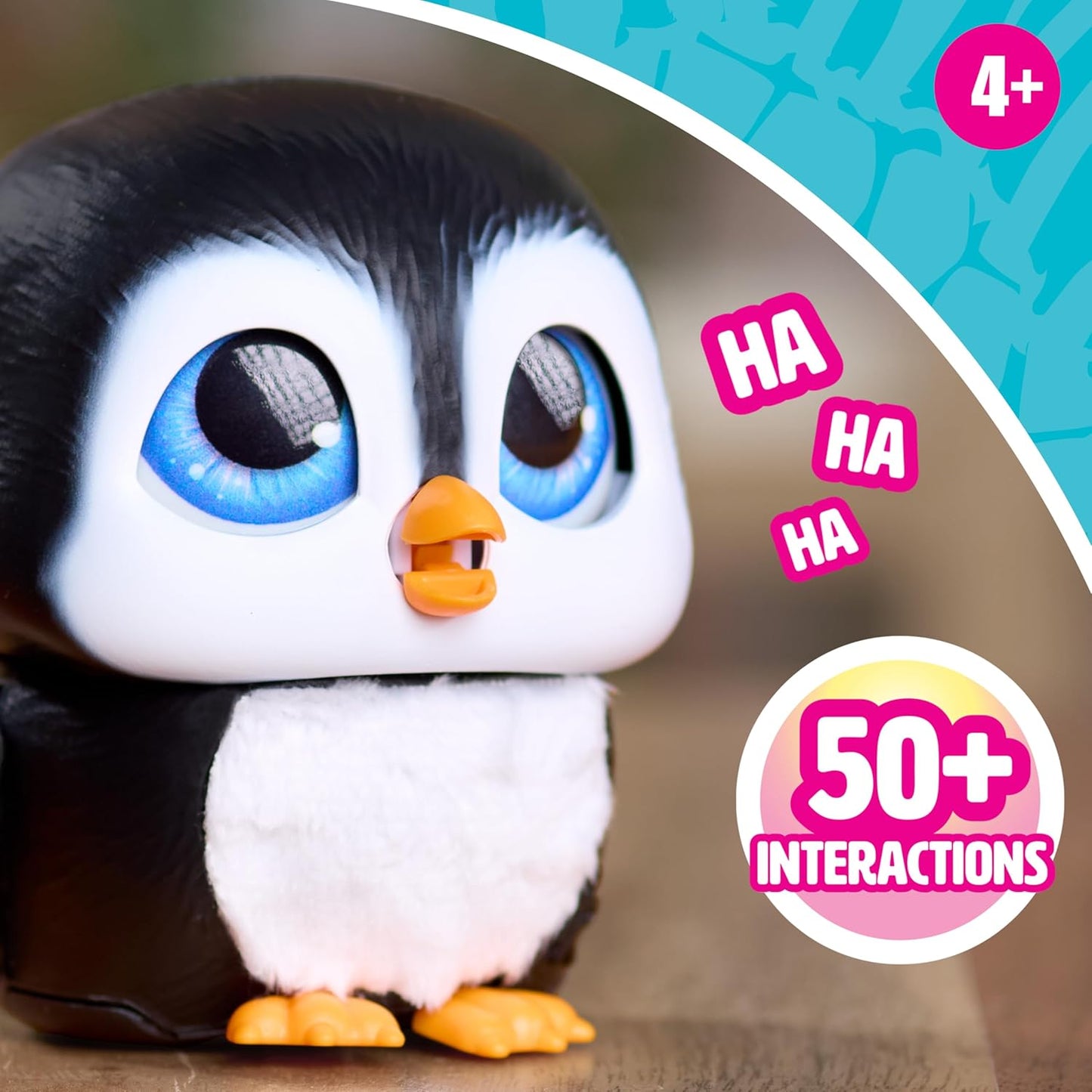 Just Play furReal Handfuls Shivers, o Pinguim, Brinquedo Interativo de 8,9 cm (3,5 polegadas), para Meninos e Meninas a partir de 4 Anos