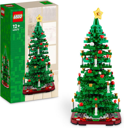 LEGO Conjunto de construção de árvore de Natal para meninos e meninas a partir de 9 anos, decoração festiva colecionável para casa, estimula a brincadeira imaginativa, atividade artesanal em família, ideia de presente para crianças 40573