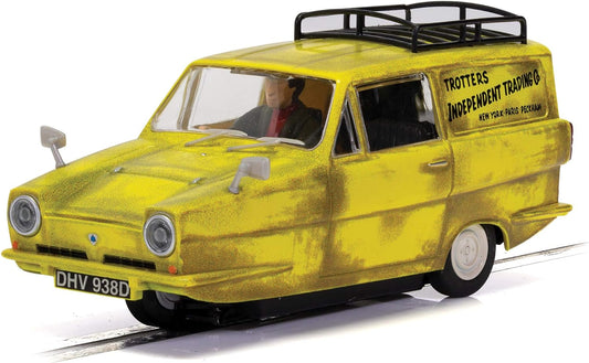 Scalextric C4223 Reliant Regal Supervan - Sólo tontos y caballos, amarillo