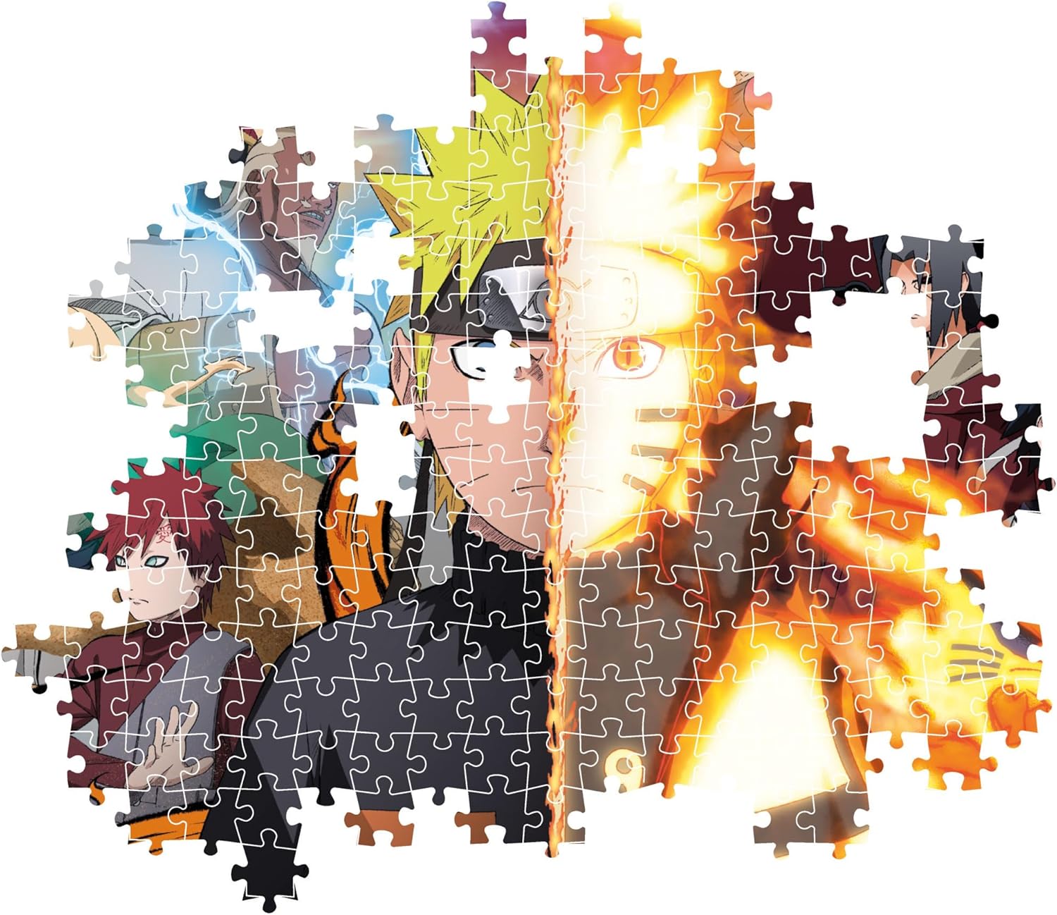 Clementoni 35516 Shippuden Shippuden-500 quebra-cabeças, horizontal, d
