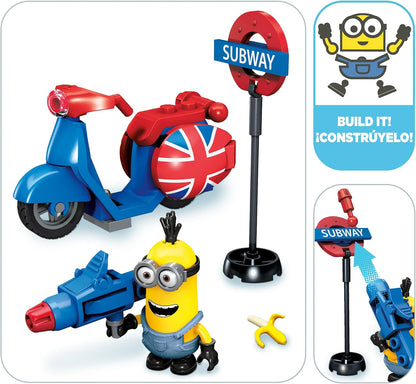 Mega Bloks Minions – Conjunto Pequeno: Fuga de Scooter