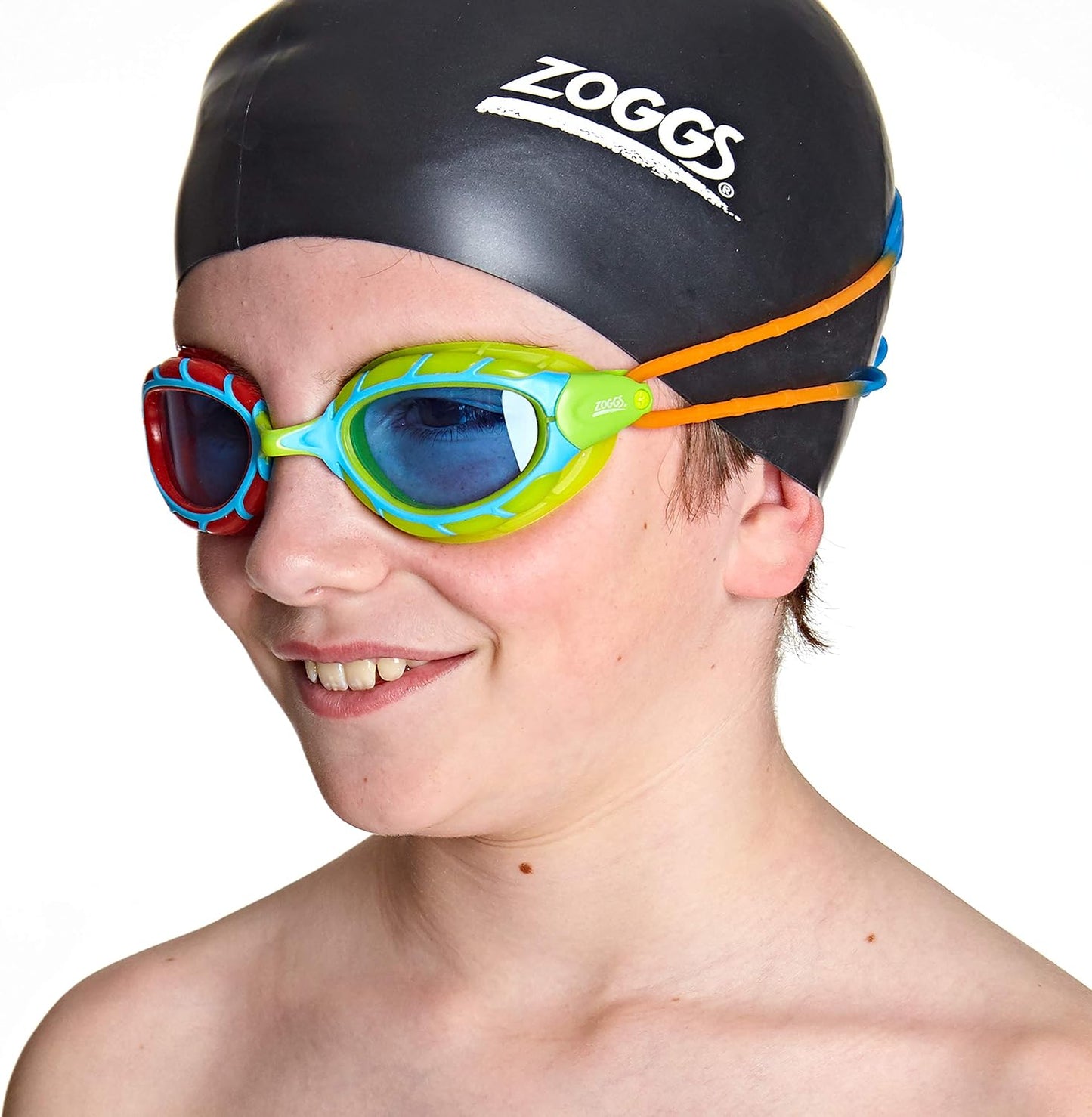 Zoggs Óculos de natação unissex-juvenis Predator Junior 6-14 anos pacote com 1